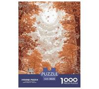 Bosque Naranja Puzzle De 1000 Piezas 38x26cm/1000pcs Zorro fantástico Juego Relajante Creativo con Educación Y Decoración Hogareña Regalo Universal para Todos