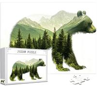 Bosque Puzzle 6000 Piezas Adultos, Puzzle Oso Patrón Diseño, Jigsaw Adultos, 5D DIY Artesanía Familia Actividades con Embalaje de Caja de Regalo, Home Room Wall Decor, Regalo Mujer, 179x105cm,Model480