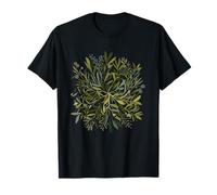 Bosque Salvaje Hojas Botánico Verde Follaje Naturaleza Camiseta