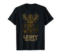 Bosque Salvaje Leshy Mitología Eslava Pagano Naturaleza Bestia Camiseta