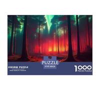 Bosque Único 1000 Piezas Rompecabezas para Adultos Serie Bosque Colorido Resolviendo Enigmas Desafiante y Mental Jigsaws 100% Cartón Reciclado Juego de Rompecabezas o Hombres3