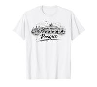 Bosquejo de Paisaje Urbano del Puente de Carlos de Pr Camiseta