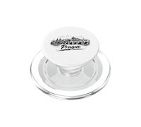 Bosquejo de Paisaje Urbano del Puente de Carlos de Pr PopSockets PopGrip para MagSafe