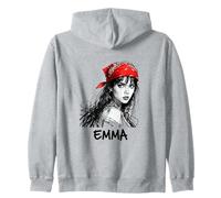 Bosquejo de una Mujer sospechosa Llamada Emma Sudadera con Capucha