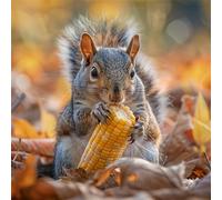 Bosques de maíz Ardilla Puzzle 90 Piezas para Adultos, DIY Rompecabezas Adultos 90 Piezas, Entretenimiento Creativo, Puzzles Clásicos, Juego de Habilidad para Toda La Familia