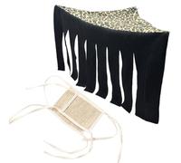 BOSREROY Juguetes Hamster de Hamaca Triangular con Hamaca para Cama, Columpio de Paja: Hámster Colgante de Cama con Hamaca