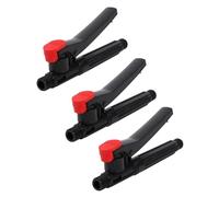 BOSREROY Pulverizador universal, 3 piezas, interruptor de mango de 7.4 pulgadas para pulverizador de bomba, plástico negro, cabezal grande, jardín y uso doméstico