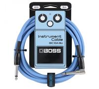 Boss 10ft Angled/Straight Instrument Cable - Blue