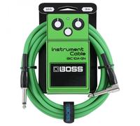 Boss 10ft Angled/Straight Instrument Cable - Green