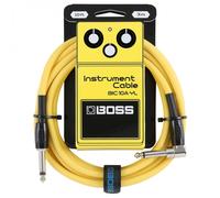 Boss 10ft Angled/Straight Instrument Cable - Yellow