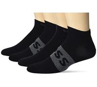 BOSS 2 Pack Big Logo Ankle Socks Calcetín Casual, Negro, 5-13 para Hombre