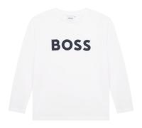 BOSS Camiseta de manga larga para niños en algodón con logo en contraste - StyleJ25P25/84906A, J25P25 Blanco 126