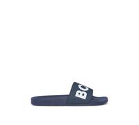 BOSS Chanclas fabricadas en Italia con detalle de logo grande - StyleAryeh_Slid_npvlg, 50536835 Azul oscuro 42