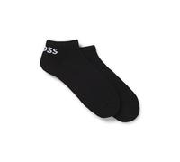 Hugo Boss Calcetines 2P AS Sport CC tobilleros Negro/Blanco Talla 43-46