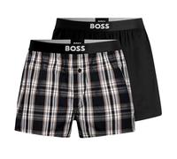 Boss 2p Boxer Shorts EW 10269540 01 Pijama_Short, Negro, L Hombres