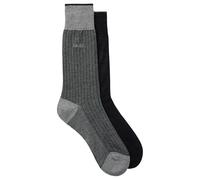 BOSS 2P RS Mini Design MC Calcetines_Regulares, Black1, 45-46 para Hombre