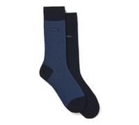 BOSS 2P RS Minipattern CC, CALCETINES_REGULARES de los hombres, Dark Blue401, 43-46
