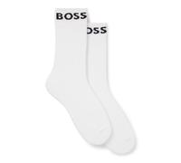 BOSS Paquete de dos pares de calcetines cortos de tejido elástico - Style2P RS Sport CC, 50469747 Blanco 39-42