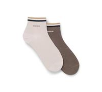 BOSS 2p SH Stripe CC 10249327 01 Calcetines Cortos, Beige Claro 271, 39-42 Hombres