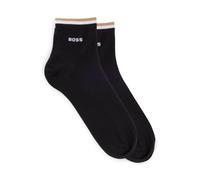 BOSS 2P SH Stripe CC Calcetines Cortos, Black1, 43-46 para Hombre