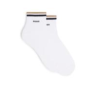 BOSS 2P SH Stripe CC Calcetines Cortos, White100, 39-42 para Hombre