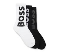 BOSS 3P QS Rib Logo CC Calcetines_Cortos, Open Miscellaneous960, 39-42 para Hombre