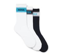 BOSS 3p QS Rib Stripe CC 10272303 0 Calcetines Cortos, Open Miscellaneous 964, 39-42 Hombres