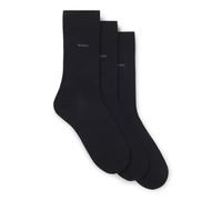 Hugo Boss Calcetines para hombre Style3P RS Uni CC – paquete de 3, azul oscuro/gris, 43-46