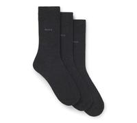 BOSS Paquete de tres pares de calcetines de largo normal - Style3P RS Uni CC, 50469839 Gris oscuro 39-42