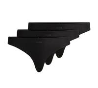 BOSS 3P Thong Micro Tanga, Black1, M para Mujer