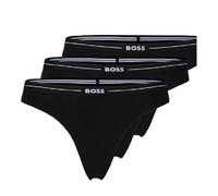 BOSS 3P Thong, Tanga De Las Mujeres, Black1,