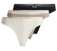 BOSS 3P Thong Tanga, Open Miscellaneous961, XL para Mujer