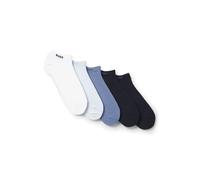 BOSS Paquete de cinco pares de calcetines tobilleros en mezcla de algodón con la marca - Style5P AS Uni CC, 50493197 Negro / Blanco / Azul 39-42