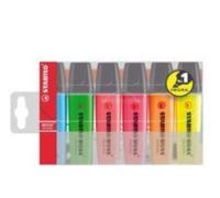 STABILO BOSS ORIGINAL marcador 6 pieza(s) Punta de cincel Multi