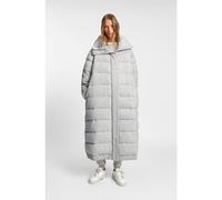 BOSS Abrigo acolchado jaspeado en lana virgen y cashmere - StyleFuyork, 50547918 Gris claro M