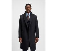 BOSS Abrigo cruzado de lana y cashmere - StyleH-Hyde-DB-Peak-234, 50502328 Azul oscuro 48