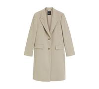 BOSS Abrigo recto formal en lana - StyleClassin1, 50574982 Beige claro 36