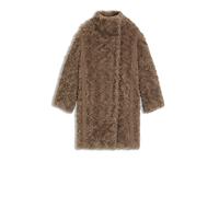 BOSS Abrigo de imitación de piel con cierre oculto - StyleCiteddy, 50548340 Marrón 36