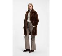 BOSS Abrigo de peluche con cuello ajustable - StyleC_Catedy, 50548583 Marrón oscuro 38