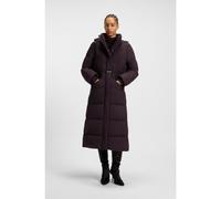 BOSS Abrigo largo acolchado con detalle de cinturón metalizado - StylePamaxi4, 50546844 Púrpura oscuro 38