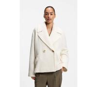 BOSS Abrigo loose fit en bou on cierre cruzado doble - StyleC_Caban1, 50534895 Natural 34
