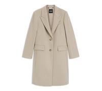 BOSS Abrigo recto formal en lana - StyleClassin1, 50574982 Beige claro 32
