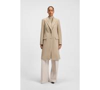 BOSS Abrigo regular fit de lana con solapas invertidas - StyleClassin, 50548371 Beige claro 42
