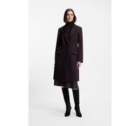 BOSS Abrigo regular fit de lana con solapas invertidas - StyleClassin, 50548371 Púrpura oscuro 38