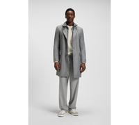 BOSS Abrigo slim fit con interior desmontable - StyleH-Hyde-J-Bib-Pad-254, 50551612 Gris estampado 44