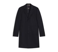 BOSS Abrigo slim fit de lana y cashmere - StyleH-Hyde-254, 50549187 Azul oscuro 44