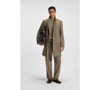 BOSS Abrigo slim fit de lana y cashmere - StyleH-Hyde-254, 50549187 Marrón claro 46