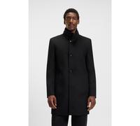 BOSS Abrigo slim fit de lana y cashmere - StyleH-Hyde-SU-254, 50551078 Negro 106