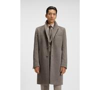 BOSS Abrigo slim fit en mezcla de alpaca - StyleH-Hyde-244, 50555440 Beige 50