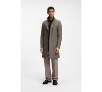 BOSS Abrigo slim fit en punto italiano con lana virgen - StyleC-Hyde-J-Bib-Pad-264, 50571846 Marrón 98